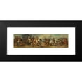 thumbnail image 2 of Hans Makart 18x7 Black Modern Framed Museum Art Print Titled - Draft for the Pageant 1879 - Hunting Group with Loot Car (1879), 2 of 5