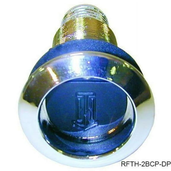 TH Marine  1.5 in. Recessed Thru-hull Scupper, Chromed