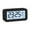 Black, variant on JOGZMZ Digital Electronic Clock LED Display Electronic Clock Stereo Digital Display Snooze Alarm Clock 12/24H Change Countdown Time