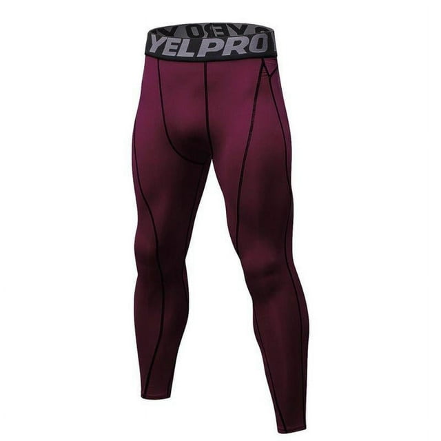 Leggings MAYNOS para niño, secado rápido, pantalones de compresión para jóvenes, mallas deportivas, capa base de baloncesto (rojo)