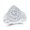 White, variant on 10K White Gold Round Diamond Teardrop Cluster Nicoles Dream Collection Ring 1cttw