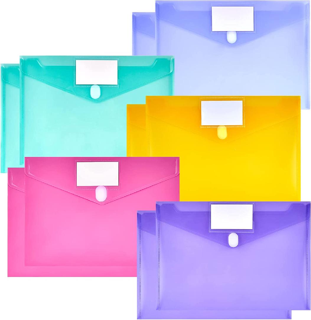 Plastic Envelopes Poly Envelopes, Plastic File Envelopes with Label