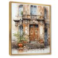 thumbnail image 2 of Designart "Old Town Doorways Lyon s French Welcome I" France Floater Framed Canvas Art Print, 2 of 7
