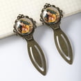 thumbnail image 3 of Mother's Day Book Marks: Vintage Copper-Colored Lace Bookmarks - Stainless Steel Material - Ideal Book Accessories for Readers and Book Lovers - Set of 2, 3 of 5