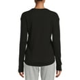 thumbnail image 4 of Time and Tru Women's Cami, Thermal and Long Sleeve T-Shirt, 3-Pack, 4 of 5