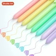 Shuttle Art Retractable Gel Pens, 8 Pastel Colors for Adults, Quick