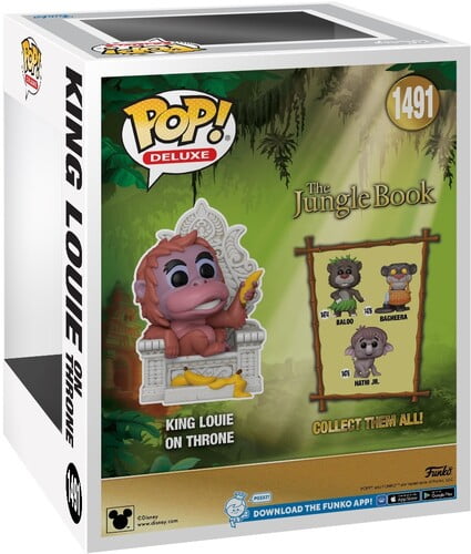 Funko Pop! Deluxe: The Jungle Book S2– King Louie on throne