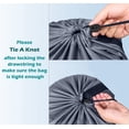 thumbnail image 6 of Heavy Duty Laundry Bag 2 Pack XL Nylon Laundry Bags with Straps, Washable Large Dirty Clothes Organizer with Drawstring Closure, Travel Washing Bag Fit a Laundry Hamper or Basket, 6 of 6