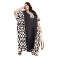 thumbnail image 3 of Caftans pour Femmes Longue Maxi Grande Taille Robe Caftans Manches 3/4 Robes pour Dames Filles en Ligne, 3 of 7