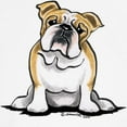 thumbnail image 3 of CafePress - Cute English Bulldog Ringer T - 100% Cotton Ringed T-Shirt, 3 of 4