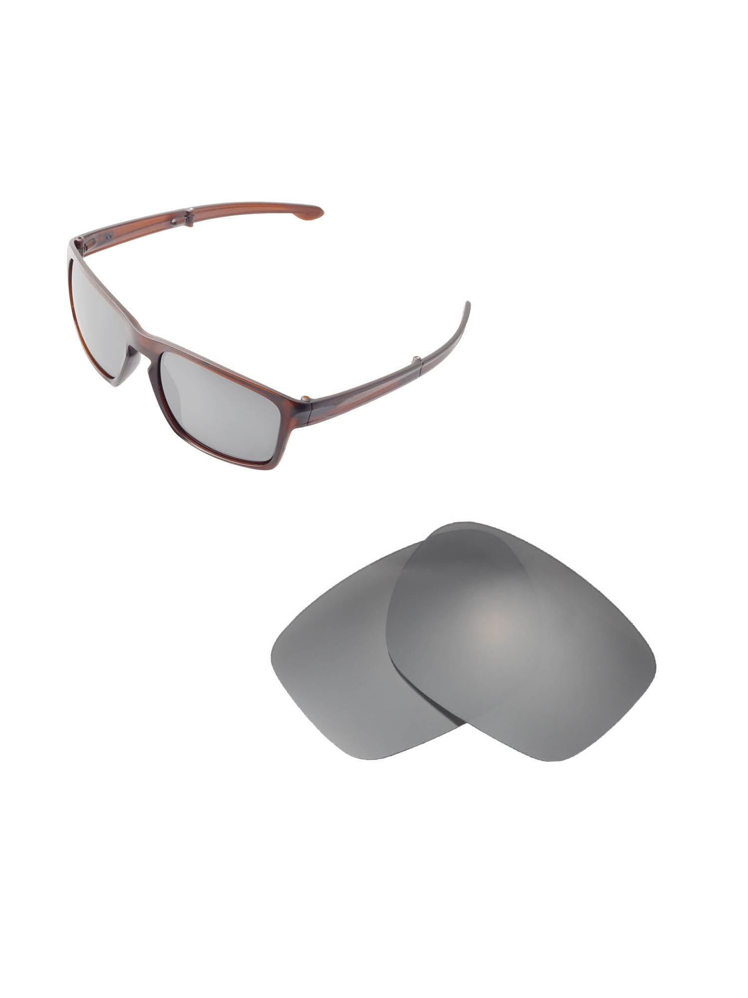 Walleva Polarized Replacement Lenses for Oakley Sliver F Sunglasses - Walmart.com