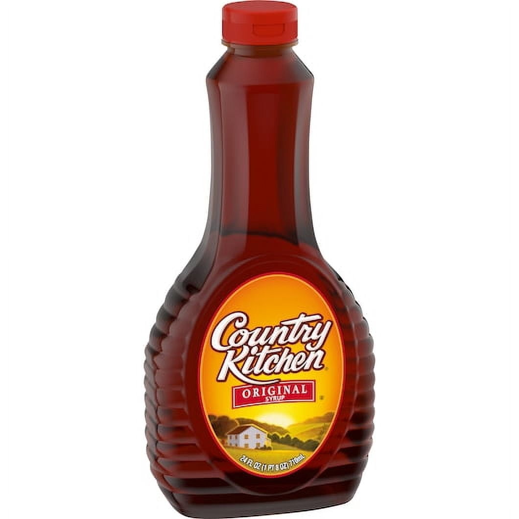Log Cabin Country Kitchen Syrup, Lite, 24 Ounce (Pack of 12) Original