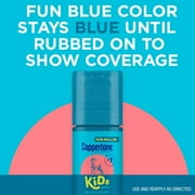 Coppertone Kids Roll-On Sunscreen Lotion with Blue Color, SPF 50, 2.5 fl oz Tube