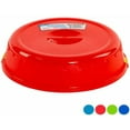 thumbnail image 2 of Two Plastic Microwave Plate Covers With Steam Vents Splatter Lid Color Food Dish, 2 of 5