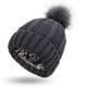 thumbnail image 3 of Gorro de lana Minnieouse para mujer Gris oscuro AP013443-08, 3 of 6