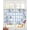 Lavender SpringGreen LightBLue, variant on Spring Flowers Sheer Curtains 54 Inch Length 2 Panels Set for Living Room/Bedroom, Watercolor Floral Butterflies Botanical Kitchen Curtains Grommet Semi-Sheer Curtains Window Treatments 42"x54"x2