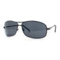 thumbnail image 4 of Mens Classic Air Force Officer Agent Metal Rim Cop Sunglasses Gunmetal - Black, 4 of 8