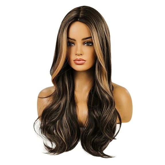 Yatlte Body Wave Highlight Headband Wig, Brazilian Hair Wigs For Women, 130% Density Glueless No Lace Wig Honey Blonde Headband Wigs