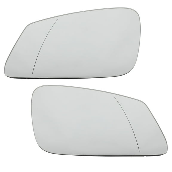 cciyu Driver and Passenger Side Mirror Glass Replacement For 2009-2019 For BMW 228i 320i 328i 330i 335i 428i 430i 435i 440i 535i 550i 640i i3 M2 M3 M4 M5 X1 Heat Replace 51167285005, 51167251583
