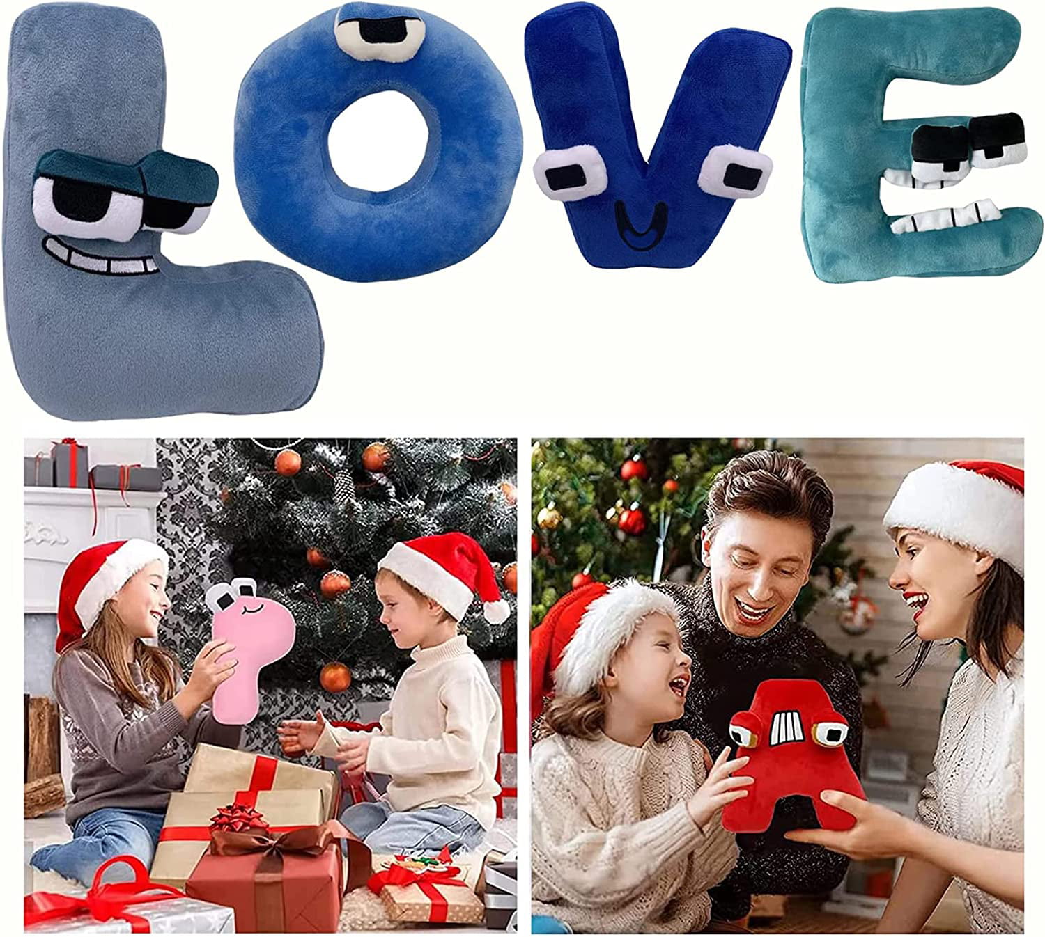 HCXIN Alphabet Lore Plush Toys F, Soft Pillow Decoration of Stuffed Animal  Plush Toys, Suitable for Christmas Valentine's Fans Birthday Gifts 