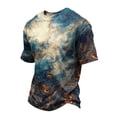 thumbnail image 2 of Halloween Shirts for Men - Graphic Tees Short Sleeve Crewneck Halloween Print Tops Casual Funny Halloween Mens Shirt Costumes, 2 of 5