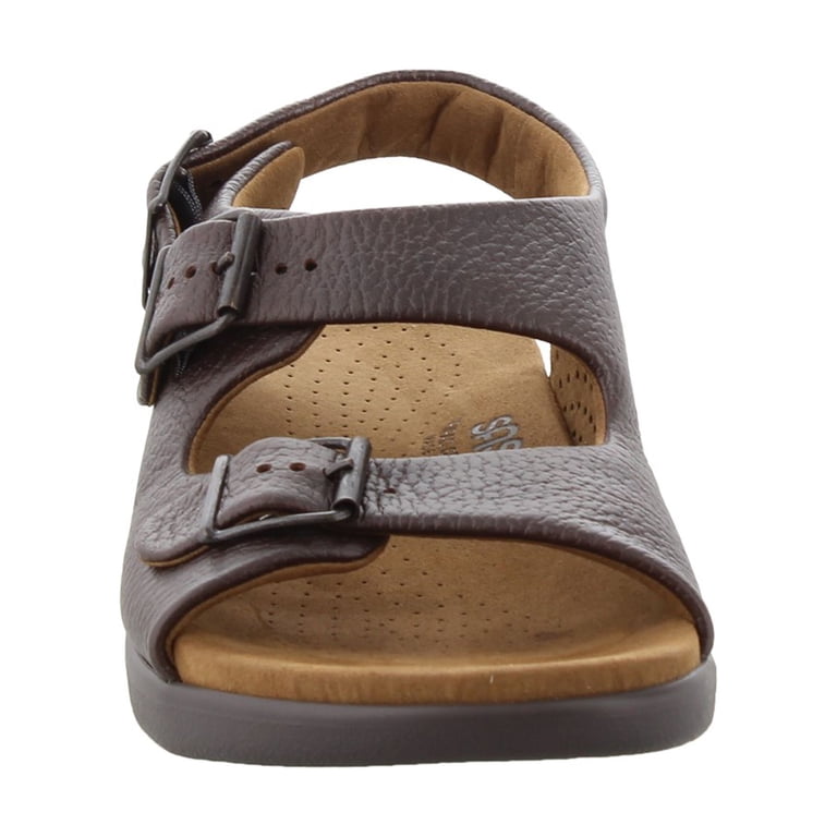 SAS Bravo Heel Strap Sandals Buckles Mens Sz 12 M Brown Tripad Comfort Leather Men main image 2