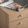 thumbnail image 3 of Powell Nixon 3-Drawer File Cabinet, Natural, 3 of 18