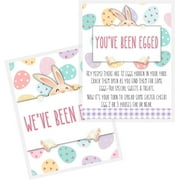 Lashicorn Youve Been Egged Holiday Game Sheets 40 Pack 8.5x11 in Easter Holiday Games Weve Been Egged Holiday Game Easter Christian Celebration Easter Basket, Easter Bunny, Easter Eggs