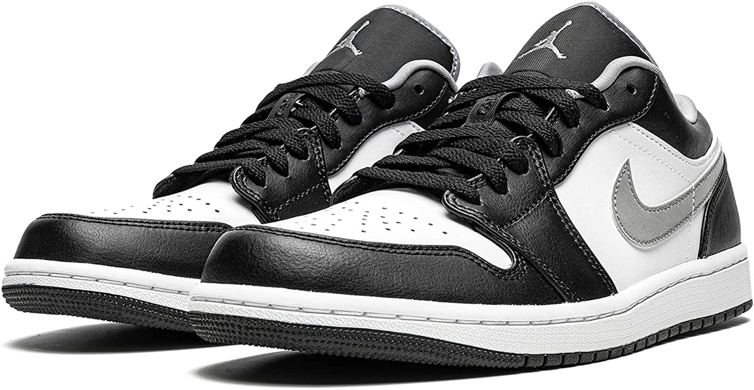 Nike Air Jordan 1 Low Black / Particle Grey - White  553558-040 Men's Size 8