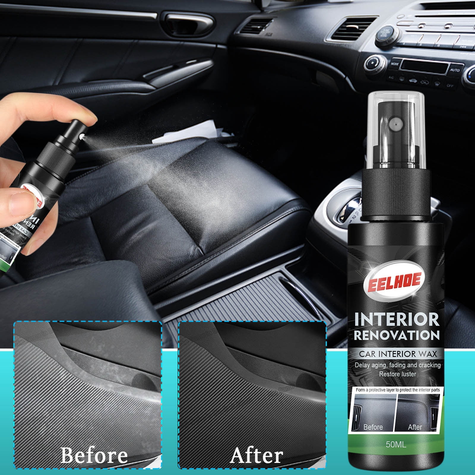 Buy Car Interior Plastic Parts Wax Retreading Agent Renewed