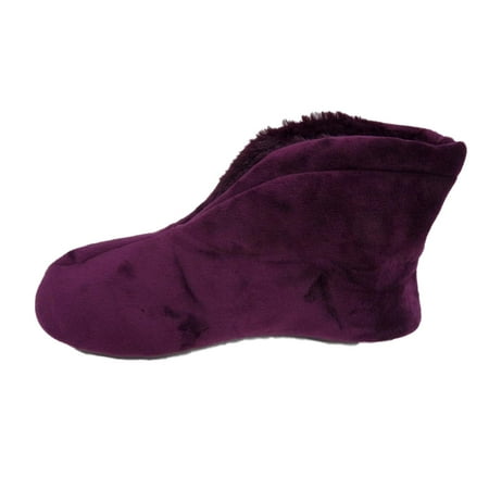 walmart boot slippers dearfoams womens purple velour bootie slippers boots faux walmart boot slippers dearfoams womens purple velour bootie slippers boots faux