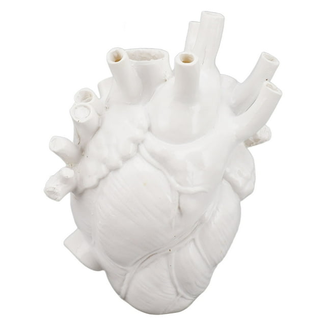 Florero, Florero De Material De Resinas De Órgano De Corazón Humano Con Tema De Halloween, Florero Decorativo De Estilo De Arte Nórdico Único Para Salas De Estar, Hogares,