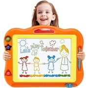 BABLOCVID Magnetic Drawing Board Toddler Toys for Boys Girls, 17 Inch Magna Erasable Doodle board for Kids A Colorful Etch Education Sketch Doodle Pad Toddler Toys for Age 3 4 5 6 7 Year Old boy Girl