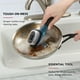thumbnail image 3 of Cepillo para fregadero KitchenAid, dispensador de jabón, cerdas de nailon, color negro, 3 of 6