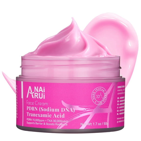 ANAiRUi PDRN Tranexamic Acid Face Cream with Niacinamide and 5 Ceramides, 1.76 oz