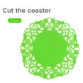 thumbnail image 2 of Insulation Pad,Silicone Lace Flower Coaster Cup Pad Plastic Round Coaster Ultimate Reliability, 2 of 5