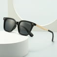 thumbnail image 4 of Bjfhfdr New Men s Square Glasses Retro Double Square Sunglasses Sunglasses in Stock 6069, 4 of 10