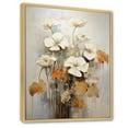 thumbnail image 2 of Designart "Melodic Beige Meadow Of Poppies III" Poppies Floater Framed Canvas Prints, 2 of 5