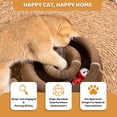 thumbnail image 5 of Magic Organ Cat Scratching Board with Bell-Ball, Durable Foldable & Reversible Infinity Style Interactive Kitty Kurlz Cat Scratcher for Indoor Cats Toy, Furniture Protector, Kitten Cats Accordion Toy, 5 of 8