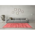 thumbnail image 3 of Ahgly Company Machine Washable Indoor Rectangle Oriental Red Modern Area Rugs, 6' x 9', 3 of 4
