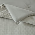 thumbnail image 5 of Mainstays 8-Piece Bed in a Bag Comforter Set with Sheets, Grey Basketweave, Twin/TwinXL, 5 of 10