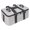 M, variant on Travel Camera Equipment Storage Bag Container Case with Enhances Protections and Multiple Divider for Lighting Tools