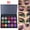 B, variant on RKSTN Eyeshadow Palette 15 Colors Sequined Eyeshadow, Shiny High-gloss Eyeshadow Eyeshadow Palette