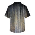 thumbnail image 3 of LINMOUA Plus Size Halloween Printed Scrub Working Uniform Tops For Men's Cross V-Neck Short Sleeve Fun T-Shirts Workwear Tee With Pockets, 3 of 3