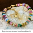 thumbnail image 6 of JZROCKER Eye Catching Natural Stone Beads Bracelet Bangle with Stainless Steel Lobster Clasp Trendy Accessories for Everyday Wear, 6 of 12