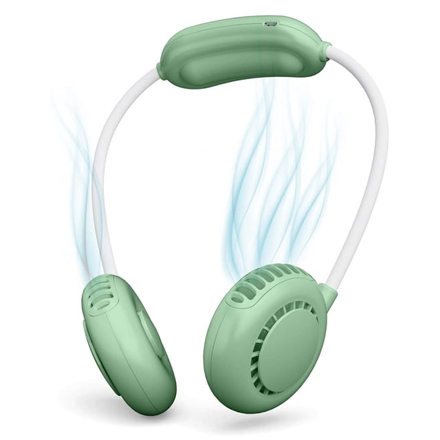 Cuello Colgante Ventilador Personal Usb Recargable Diseño De Auriculares Refrigeración De 360 Grados Mini Enfriador De Aire Para Uso En Interiores Y Exteriores sonducket HA047668-03
