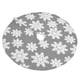 thumbnail image 5 of Falda de Árbol de Navidad Ticfox Gris Copo de Nieve, 5 of 12