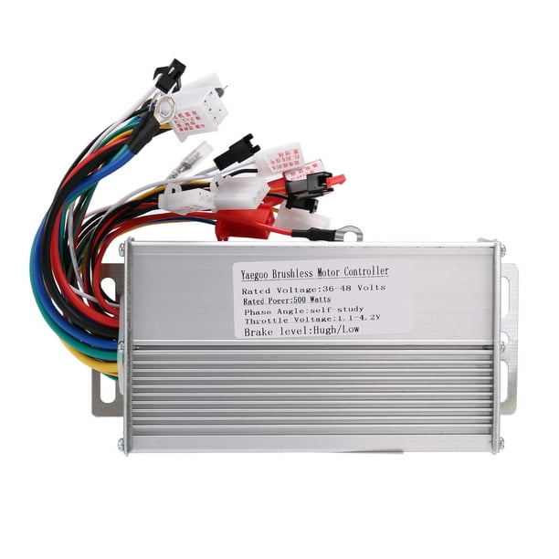 Controlador Sin Escobillas EBike 30A 36V 48V 500W Controlador Blcd de Scooter EléCtrico para Accesorios de Bicicleta Scooter