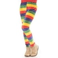 thumbnail image 2 of Kid's Velour Printed Leggings, Rainbow/White Dots, L, 1 Piece, 2 of 3