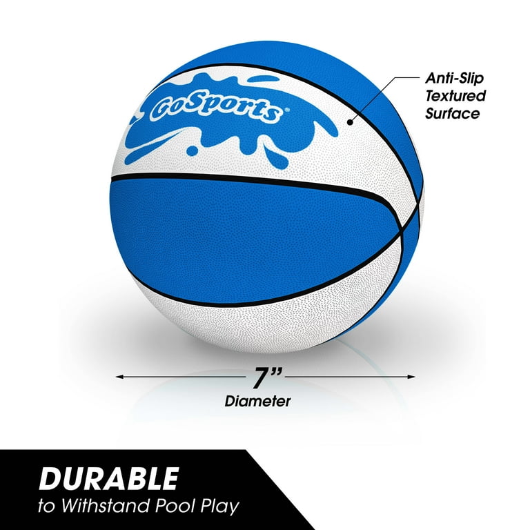 GoSports 2-Pack Blue Water Basketball Set, Size 3 (7